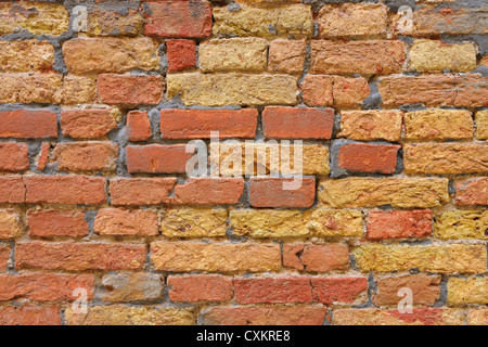 Muro di mattoni, Venezia, Veneto, Italia Foto Stock