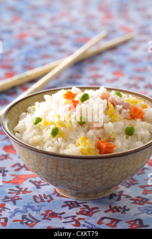 Riso alla cantonese Foto Stock