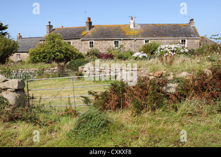 Zennor Cornwall piccola frazione Borgo Foto Stock