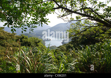 Tai Tam serbatoio in Tai Tam country park, hong kong Foto Stock