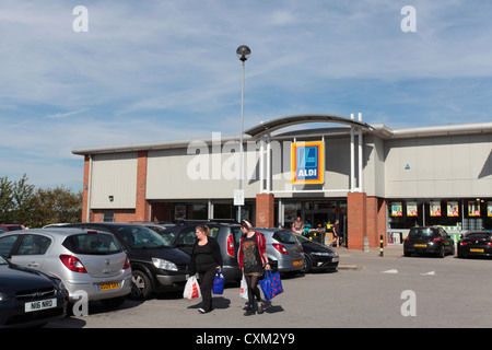 Supermercato Aldi Foto Stock