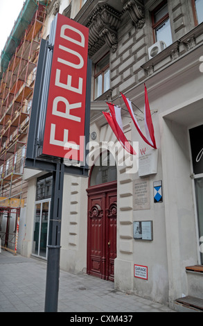 La Sigmund Freud Museum (Vienna), l'ex casa del padre fondatore della psicoanalisi, Berggasse 19, Vienna, Austria. Foto Stock