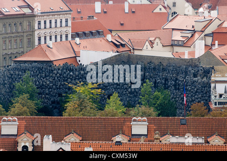 Bellissimo edificio a Praga Foto Stock