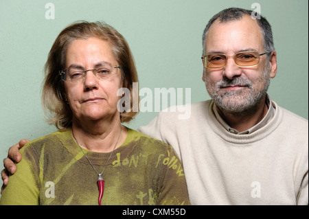 Ritratto di mezza età coppia sposata Foto Stock