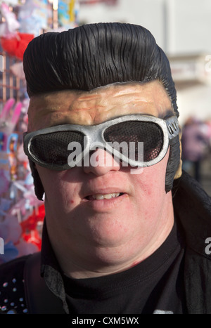 Elvis Fest - Annuale di Elvis Presley Festival Tributo a Porthcawl Galles del Sud Foto Stock