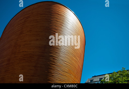 Kamppi Cappella del silenzio in Piazza Narinkka, Kamppi district Narinkkatori, Helsinki, Finlandia Foto Stock