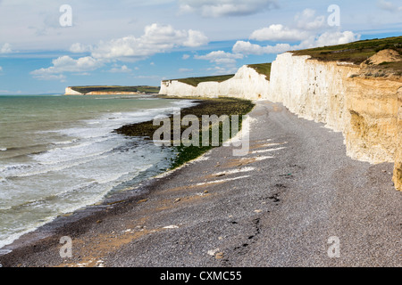 Birling Gap e le Sette Sorelle, East Sussex England Regno Unito Foto Stock