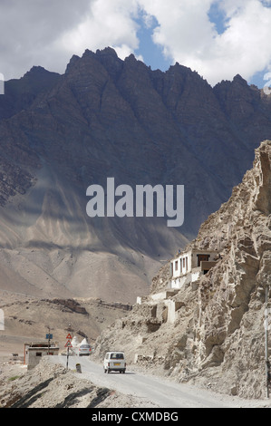 Srinagar-leh-autostrada a saspol (autostrada nazionale 1d), Jammu e Kashmir India Foto Stock