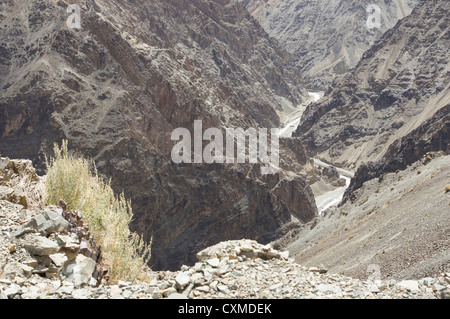 Srinagar-leh-autostrada tra khalsi e lamayuru (autostrada nazionale 1d), Jammu e Kashmir India Foto Stock