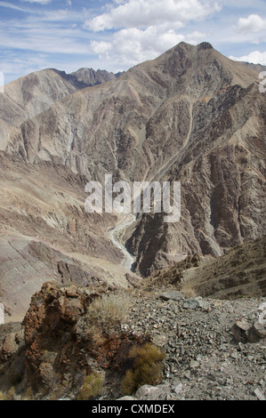 Srinagar-leh-autostrada tra khalsi e lamayuru (autostrada nazionale 1d), Jammu e Kashmir India Foto Stock