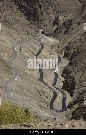 Srinagar-leh-autostrada tra khalsi e lamayuru (autostrada nazionale 1d), Jammu e Kashmir India Foto Stock