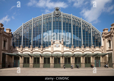 A nord la stazione degli autobus, Estació, Barcellona, Catalunya, Spagna, Europa Foto Stock