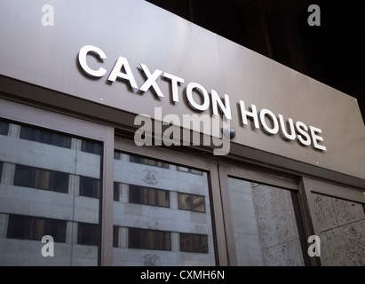 Caxton House - Uffici governativi - il lavoro e le pensioni, scuole per bambini e famiglie Foto Stock