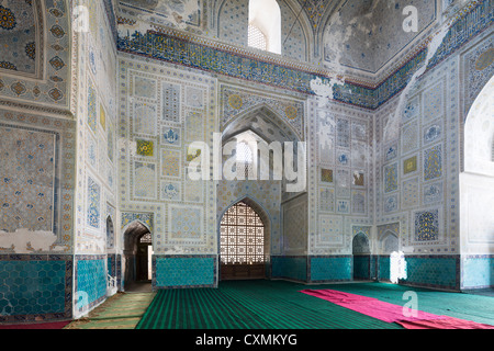 Kok Gumbaz moschea, Dorut Tilovat (Dorut Tilavat) complesso, Shakhrisabz, Uzbekistan Foto Stock