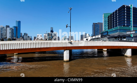 Charles Grimes ponte (Modo Wurundjeri) | Docklands | Melbourne Foto Stock