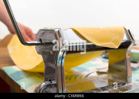 Pasta fresca fatta in casa Foto Stock