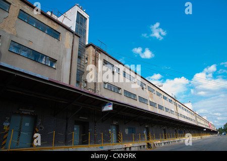 Nákladové nádraží Praha-Žižkov Il Zizkov carico merci stazione ferroviaria (1931-34) Zizkov quartiere Praga Repubblica Ceca Europa Foto Stock