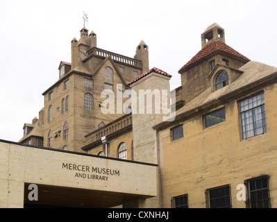 Il Mercer Museo e Biblioteca Doylestown PA Foto Stock