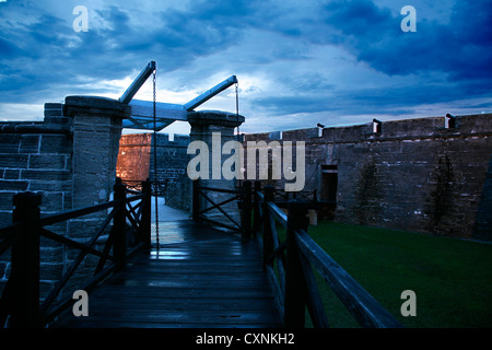 Castillo de San Marcos St Augustine, Florida USA Foto Stock