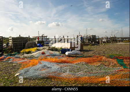 Southwold Harbour scena nel Suffolk. Foto Stock