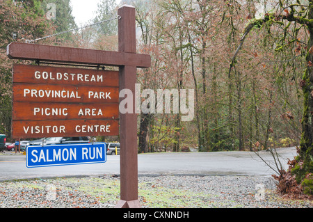 CA, l'isola di Vancouver, Victoria, B. C. Goldstream Provincial Park. Foto Stock