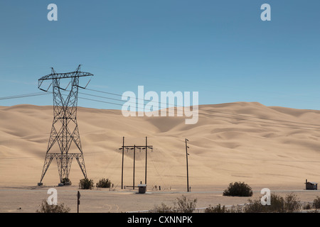 Imperial dune di sabbia, I-8, 'Kumeyaay Hwy', Winterhaven, CA Foto Stock