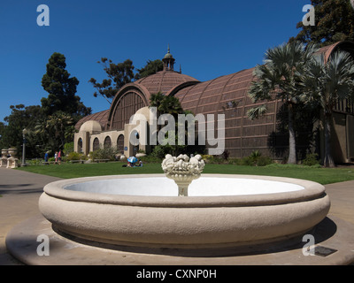 Edificio botanico, il Parco Balboa, San Diego CA Foto Stock