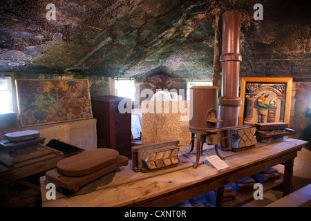 Moravian Pottery & tile lavora a Doylestown PA Foto Stock