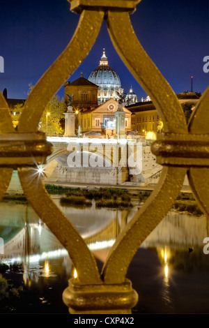 La Basilica di San Pietro, Roma Italia Foto Stock