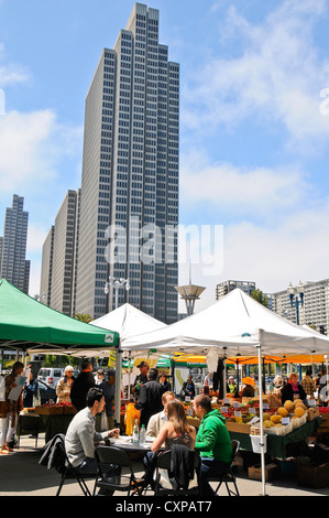 Mercato Agricolo - Ferry Building, San Francisco Foto Stock