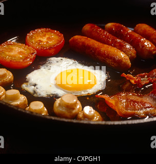 Prima colazione inglese tradizionale Foto Stock