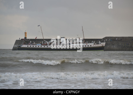 Il Waverley Battello a Vapore Porthcawl Foto Stock