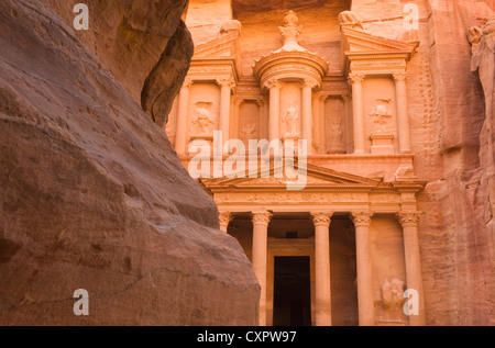 Petra, Nabataean Città di Pietra, Giordania sito PATRIMONIO MONDIALE Foto Stock