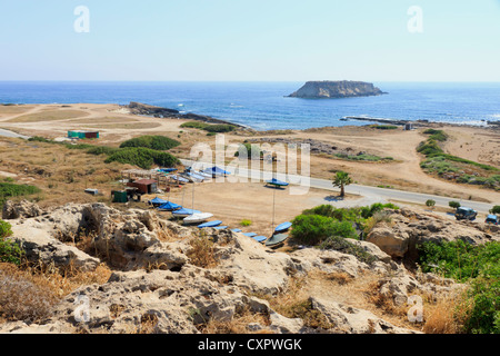 Geronisos isola, Agios Georgios area, distretto di Paphos, Cipro Foto Stock