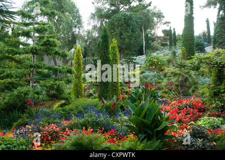 Il Flor & Fjaere (Flor & Fjaere) Giardini in Stavanger, Norvegia. Foto Stock