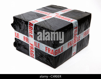 Fragile confezione Foto Stock