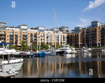 St Katharine Docks Foto Stock