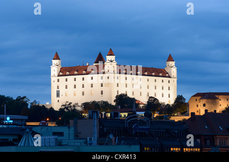 Il castello di Bratislava, Bratislava, Slovacchia, Europa Foto Stock