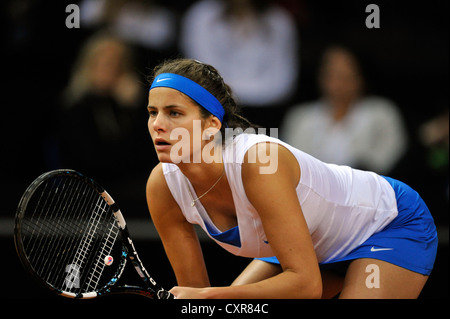 Julia Goerges, GER, Porsche Tennis Grand Prix, Porsche-Cup donna tour, Porsche-Arena, Stoccarda, Baden-Wuerttemberg Foto Stock