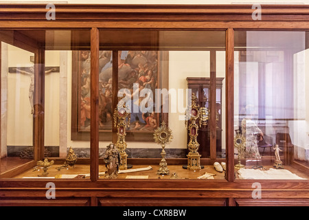 Arte sacra nucleo di Mafra National Palace. Il Portogallo. I religiosi francescani ordine. Xviii secolo architettura barocca. Foto Stock