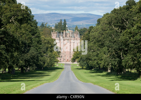 Glamis Castle. Fife, Scozia Foto Stock