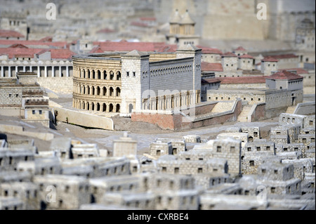 Secondo il modello del tempio presso il Museo di Israele, dettaglio, Gerusalemme, Israele, Medio Oriente e Asia Occidentale, Asia Foto Stock