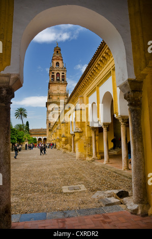 Famosa moschea di Cordoba Spagna che in seguito è stata convertita in una cattedrale. Foto Stock