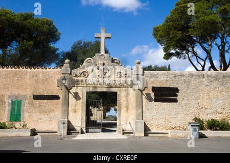 Santuario de Nostra Senyora de Cura Puig de randa maiorca isole baleari Spagna Foto Stock