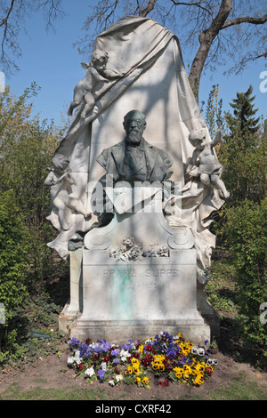 La tomba del compositore austriaco Franz von Suppe nel cimitero Zentralfriedhof, Simmering, Vienna, Austria. Foto Stock