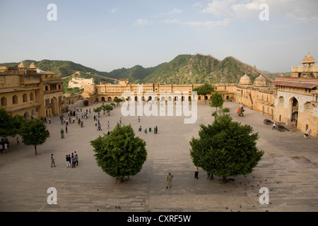 Il forte di Amber a Jaipur, India. Foto Stock