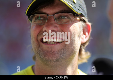 Juergen Klopp, manager della Bundesliga football club Borussia Dortmund, Kaiserslautern, Renania-Palatinato, Germania, Europa Foto Stock