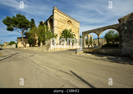 Eglesia Sant Pere, Chiesa di San Pietro, Petra, Maiorca, isole Baleari, Spagna, Europa Foto Stock