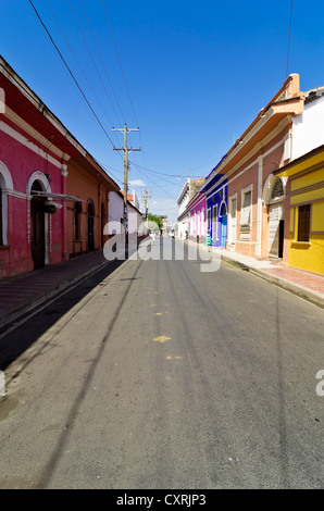 Restaurato superba architettura coloniale, Granada, fondata nel 1524, Nicaragua america centrale Foto Stock