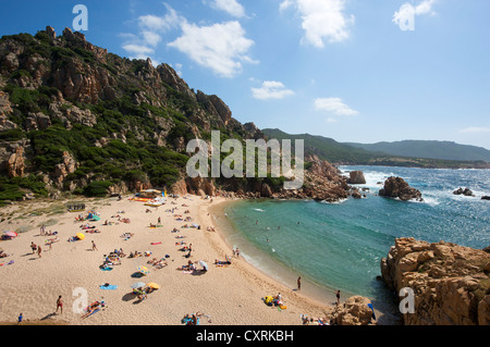 Spiaggia Li Cossi, Costa Paradiso, Sardegna, Italia, Europa Foto Stock